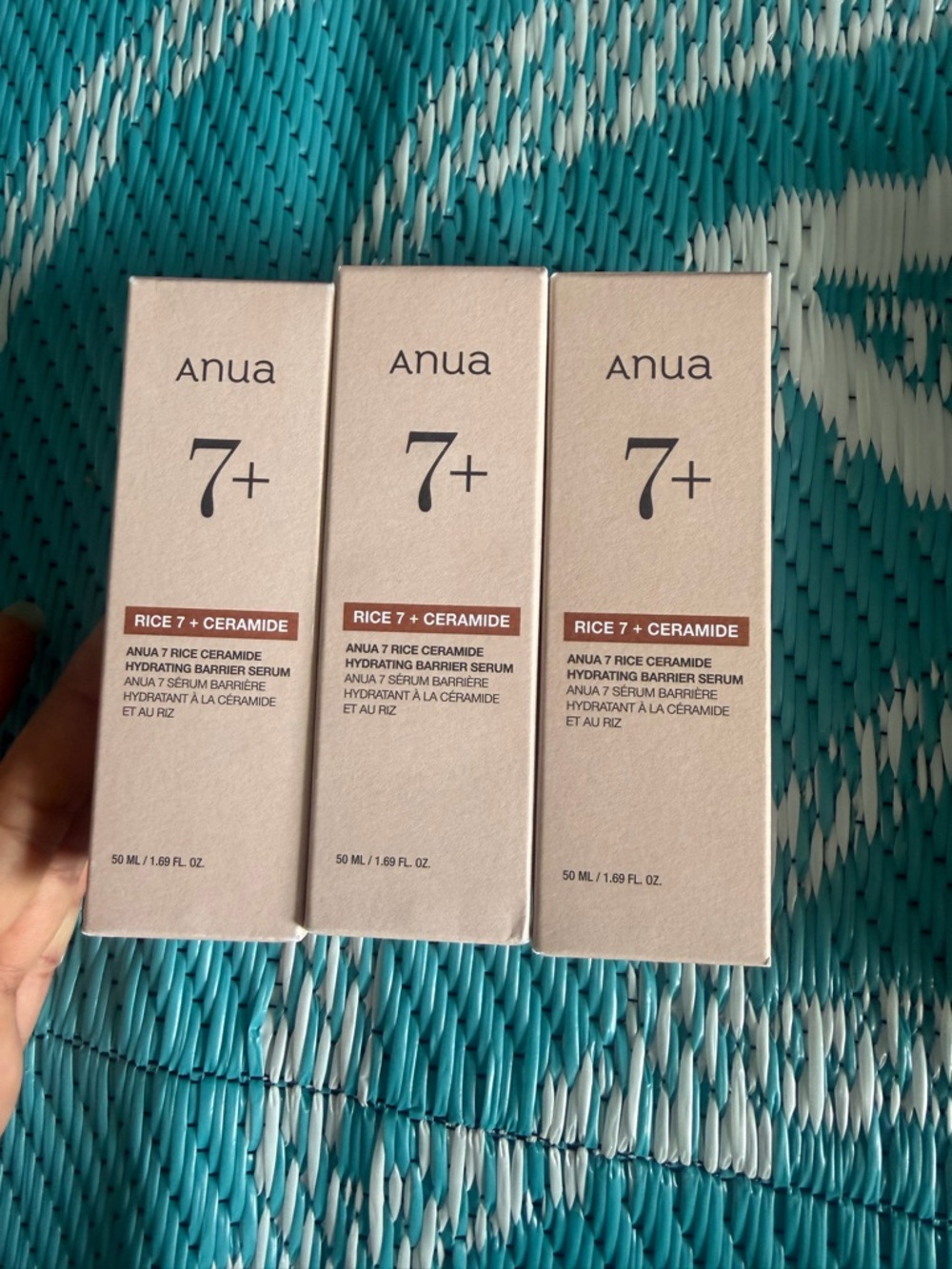 1pcsAnua 7+ Rice 7 Ceramide Hydrating Barrier Serum